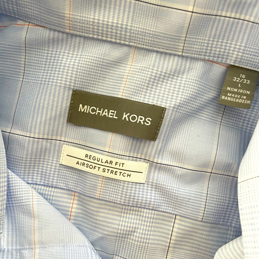 COPY - Michael Kors Mens Dress Shirt 16 neck 32/33 Long